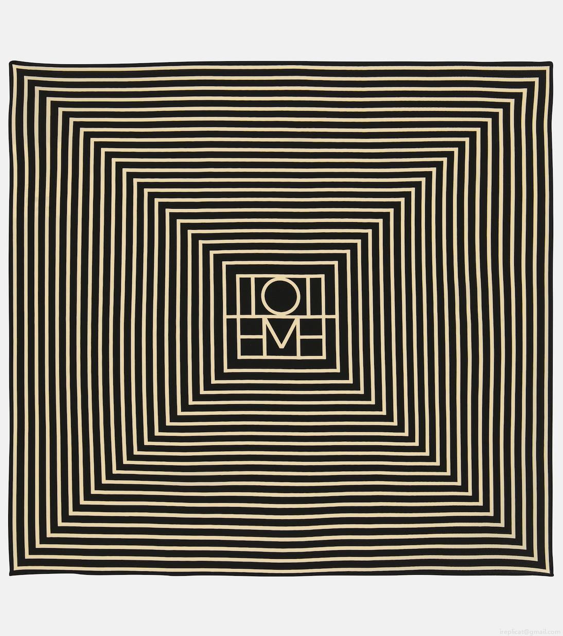 TotemeLogo silk scarf