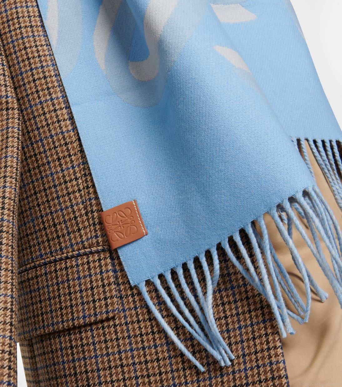 LoeweAnagram wool, cashmere, and silk scarf