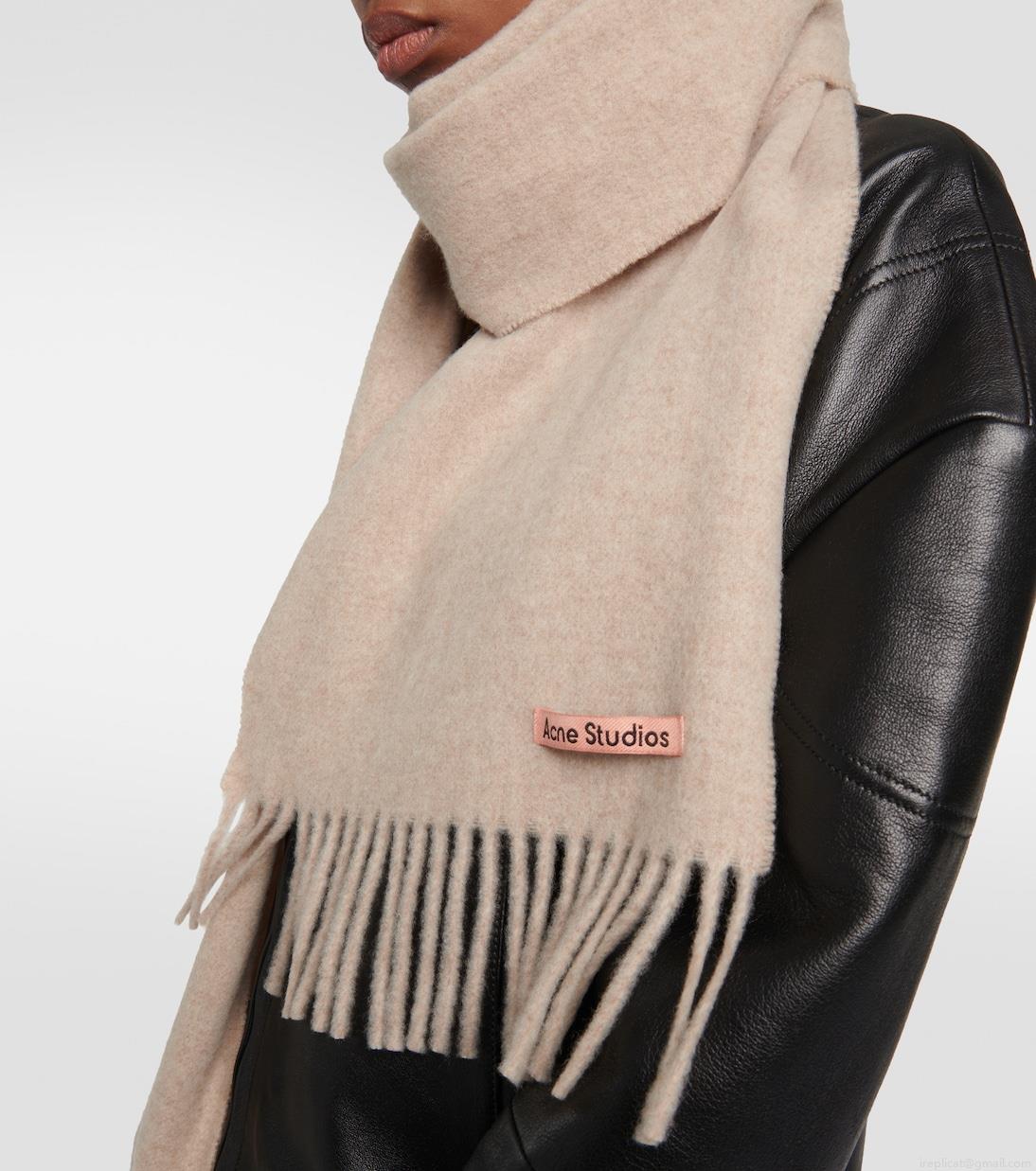 Acne StudiosCanada Skinny fringed wool scarf