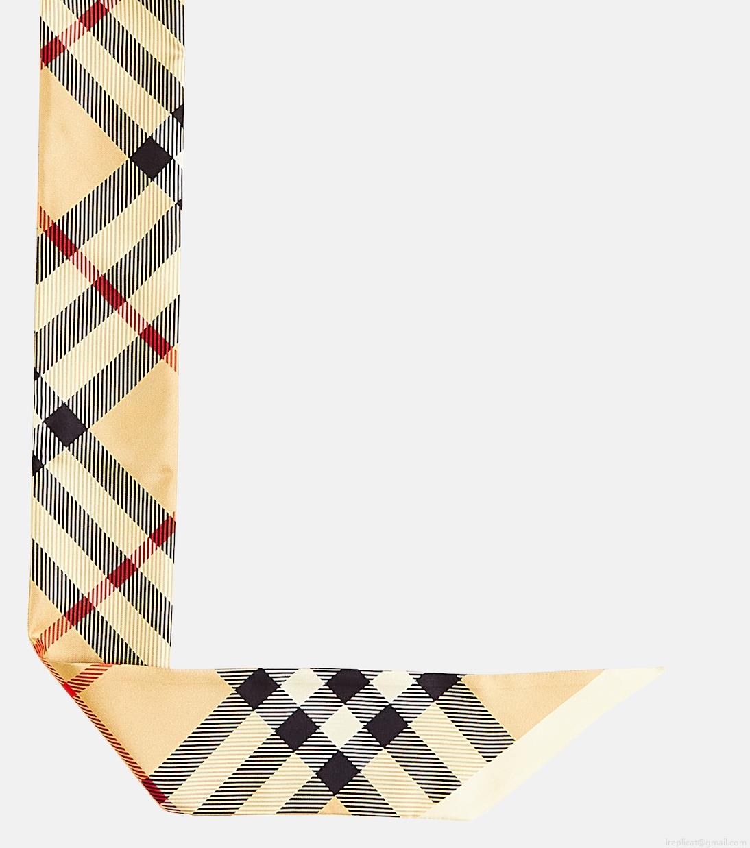 BurberryBurberry Check silk twill scarf