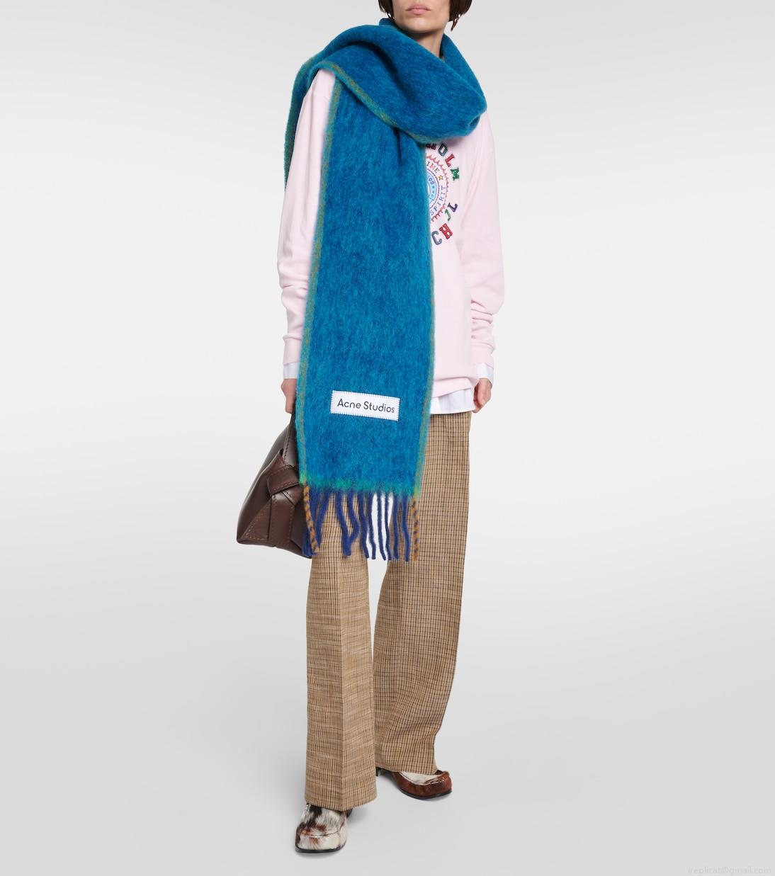 Acne StudiosFringed alpaca and wool-blend scarf