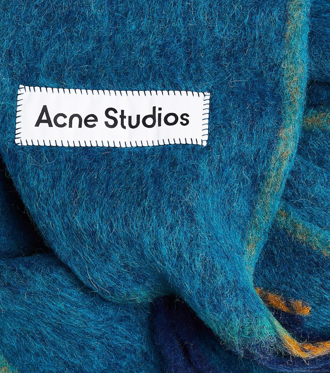 Acne StudiosFringed alpaca and wool-blend scarf