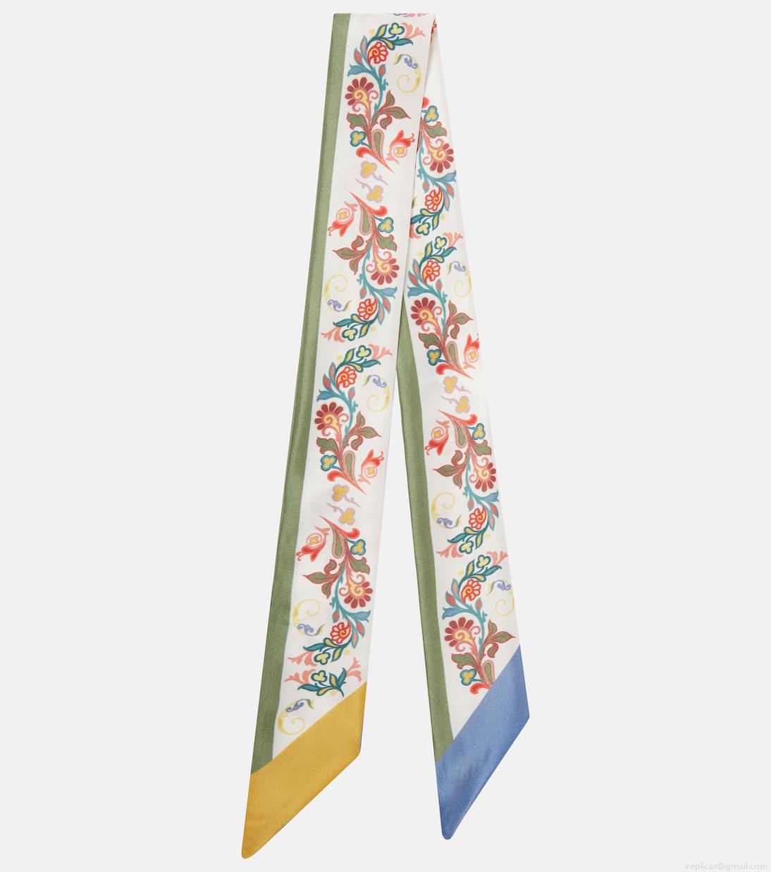 EtroPrinted silk scarf