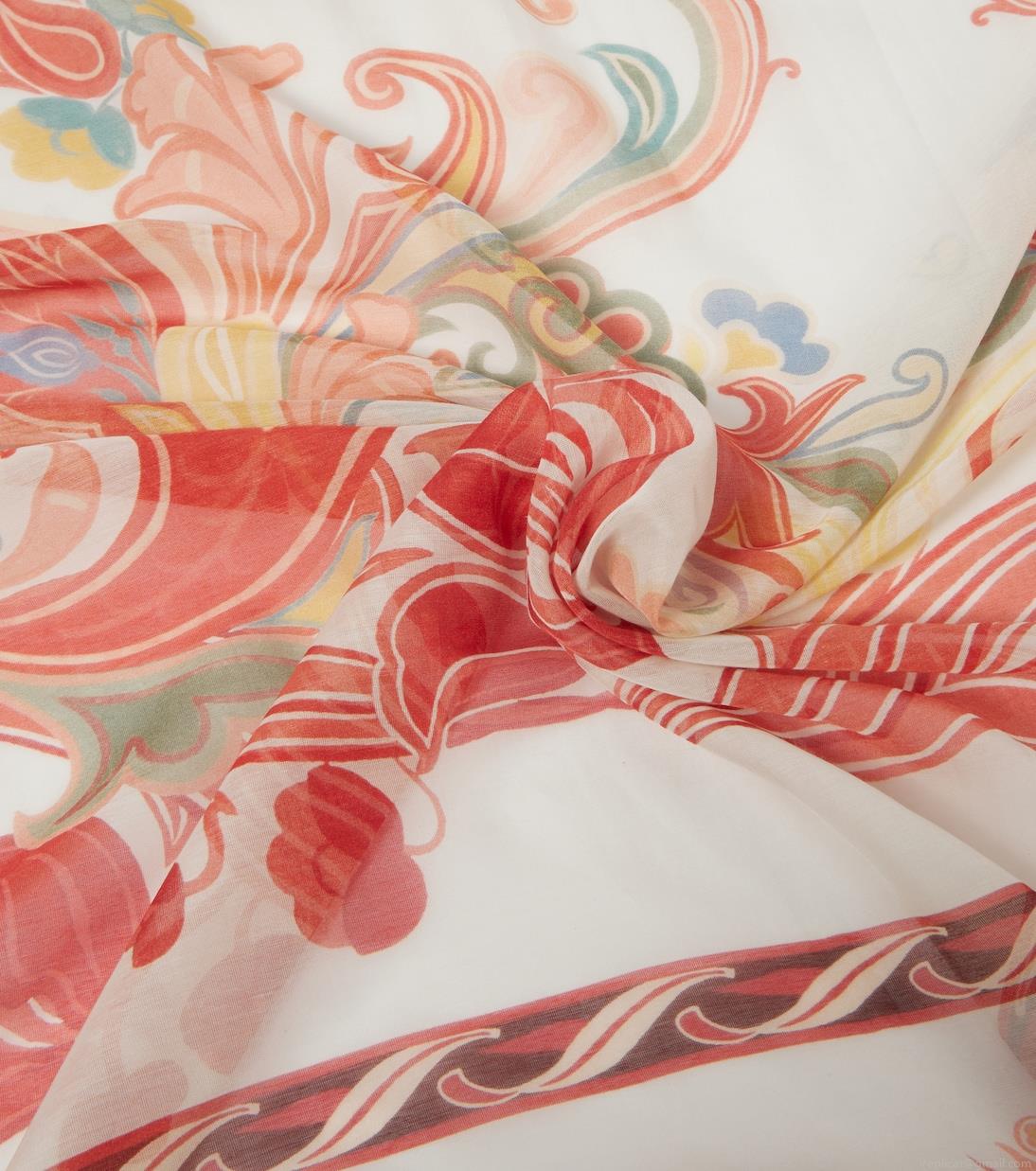 EtroPrinted cotton and silk scarf