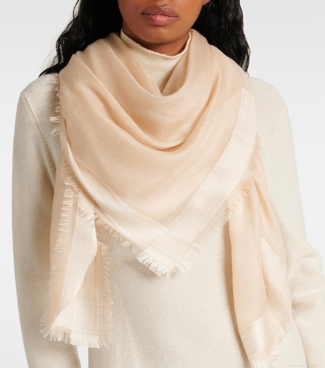 Loro PianaSilk and cashmere scarf