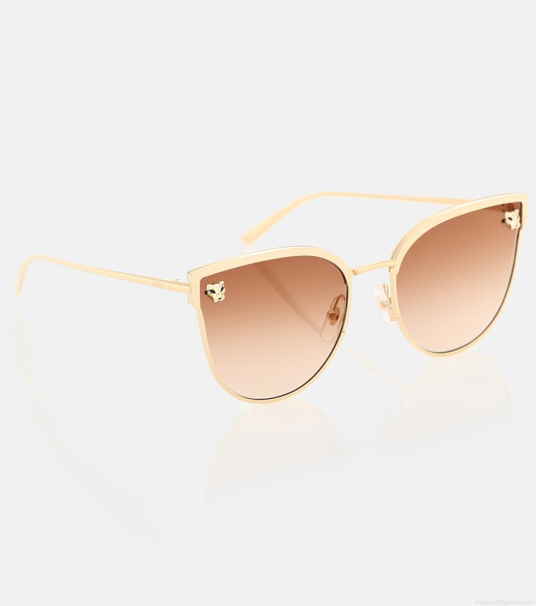 Cartier Eyewear CollectionPanthère de Cartier cat-eye sunglasses