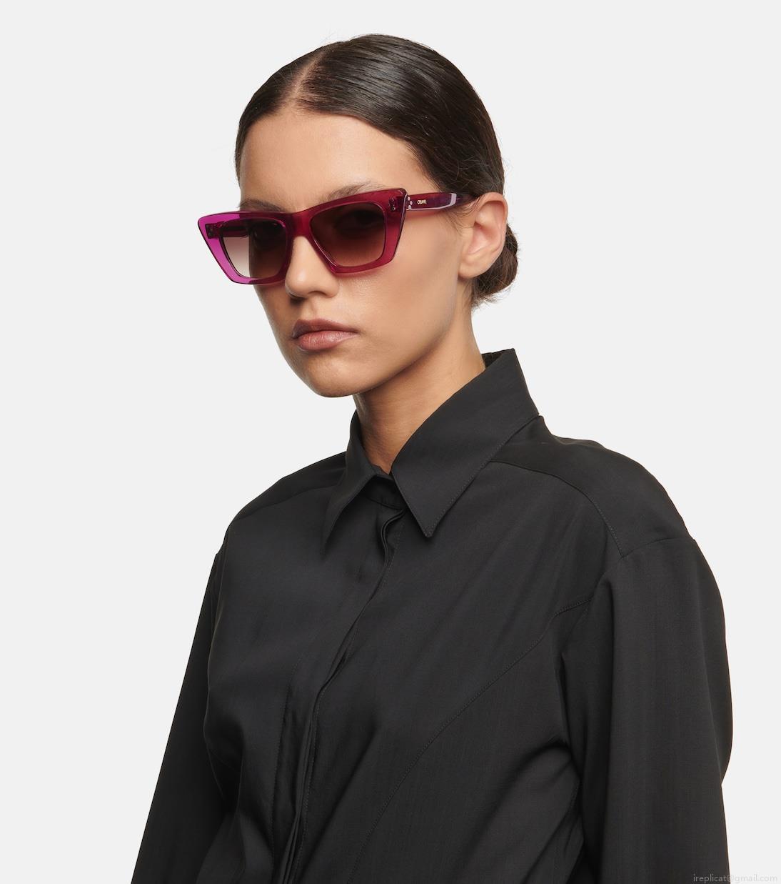 Celine EyewearCat-eye acetate sunglasses