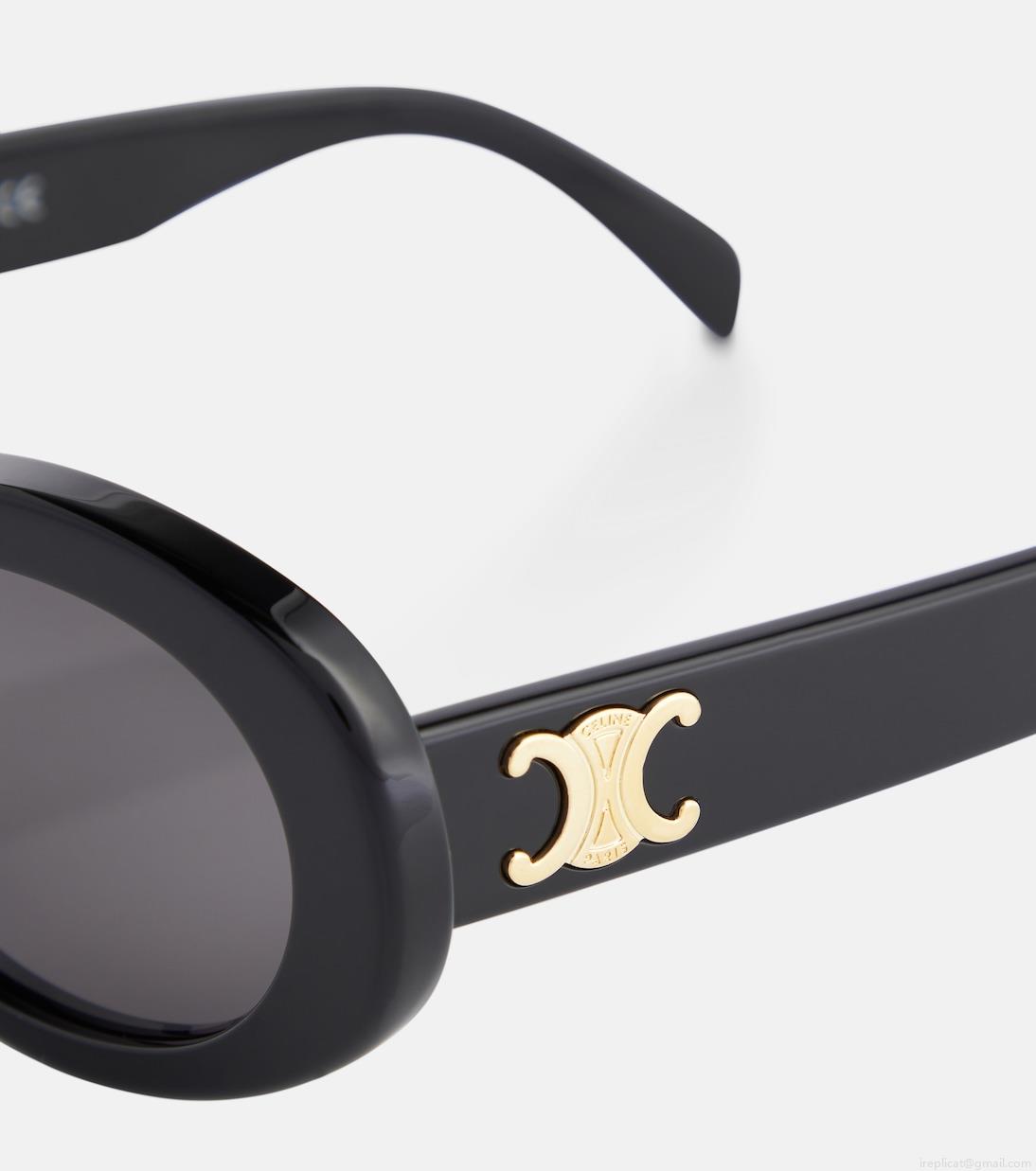 Celine EyewearTriomphe 01 oval sunglasses