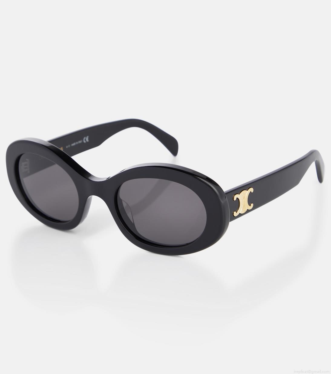 Celine EyewearTriomphe 01 oval sunglasses