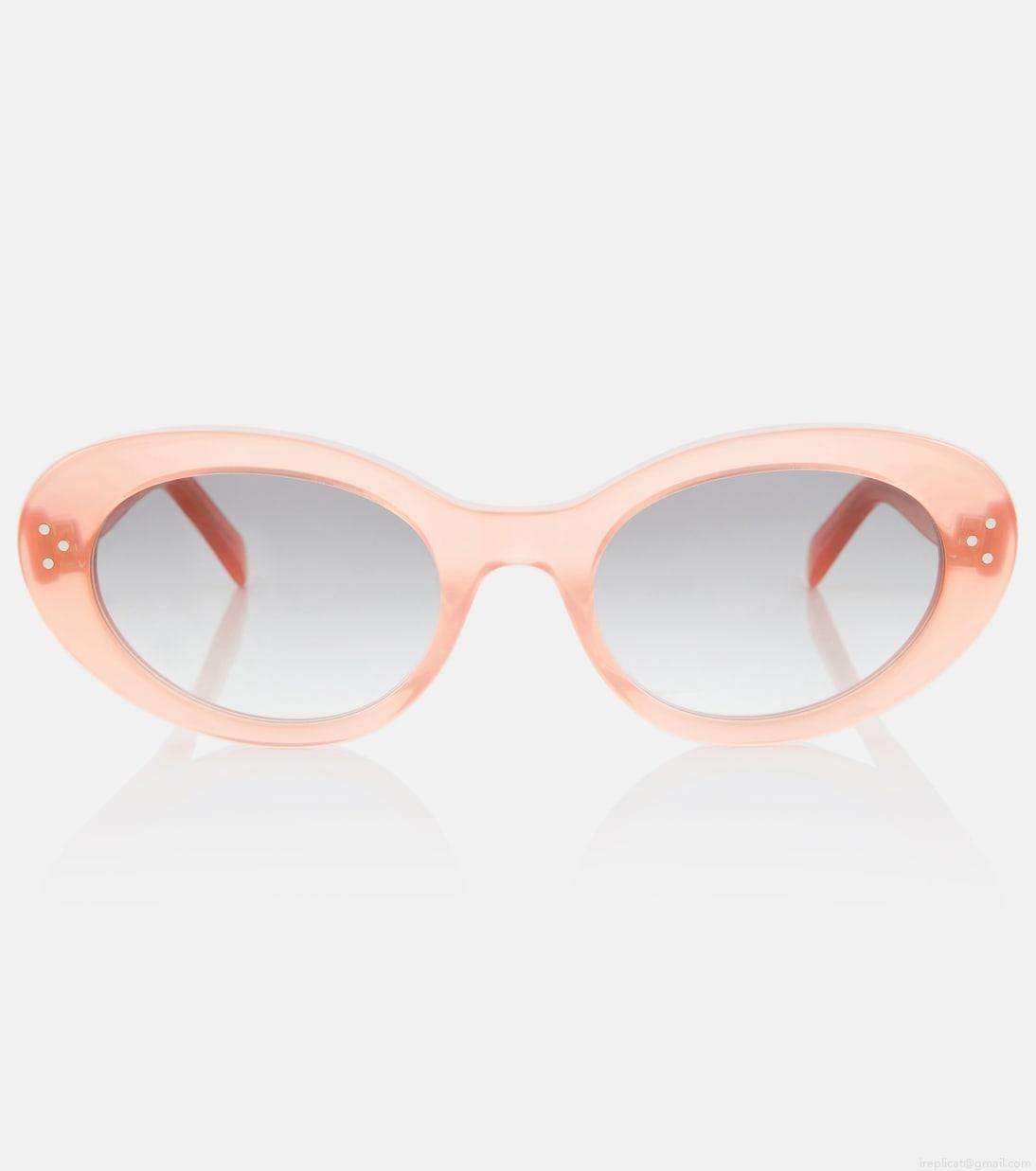 Celine EyewearTriomphe 01 oval sunglasses