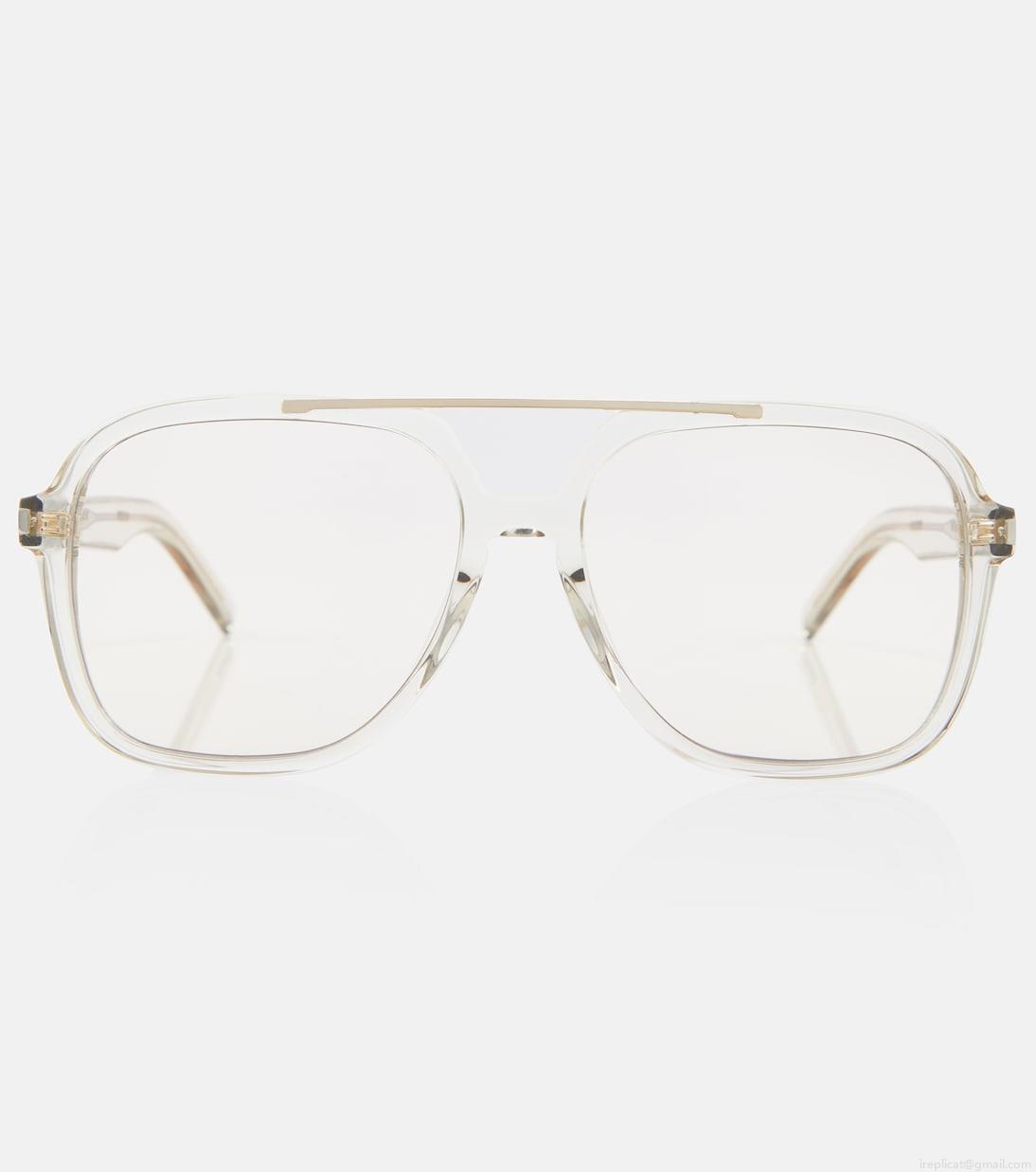 Saint LaurentAviator acetate sunglasses