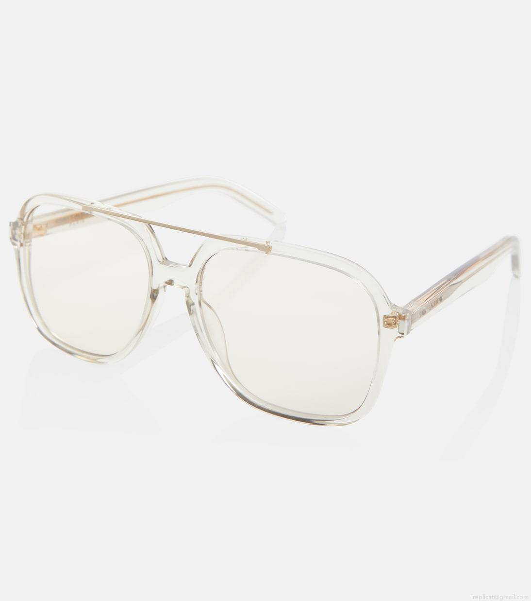 Saint LaurentAviator acetate sunglasses