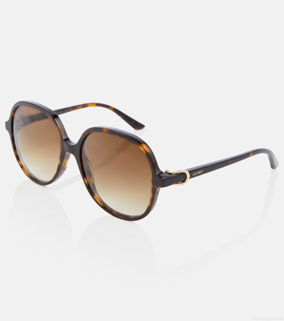 Cartier Eyewear CollectionSignature C de Cartier round sunglasses