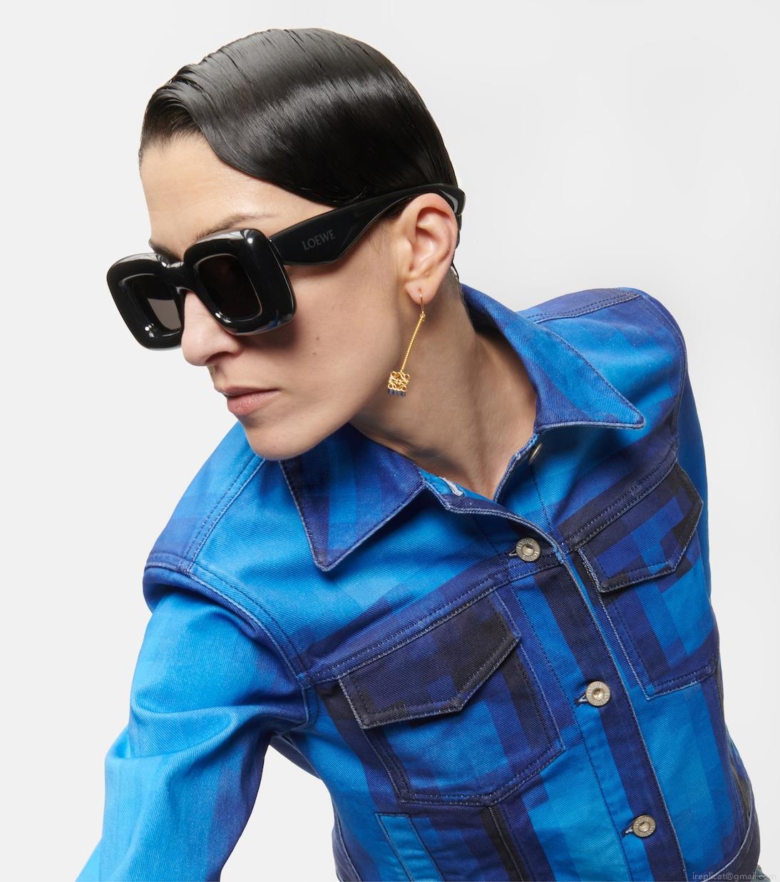 LoeweInflated square sunglasses