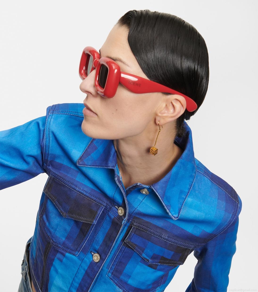 LoeweInflated square sunglasses