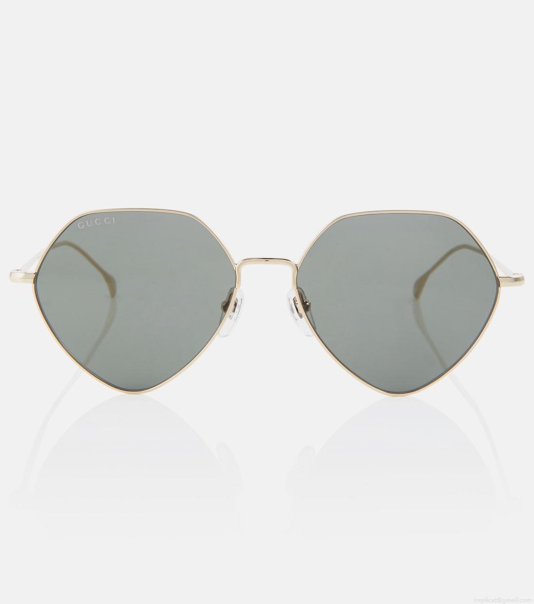 GucciGeometric sunglasses