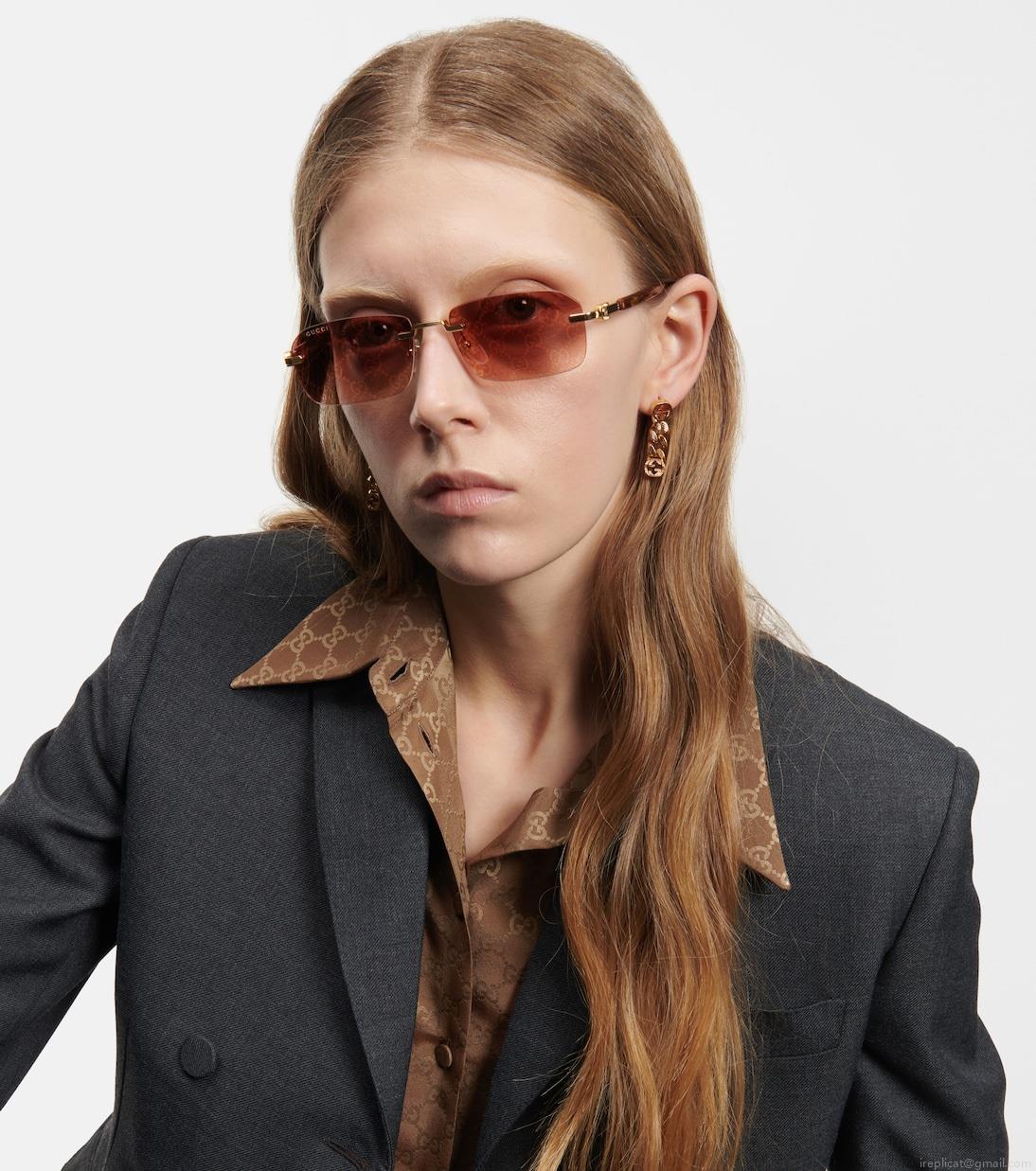 GucciGG rectangular sunglasses