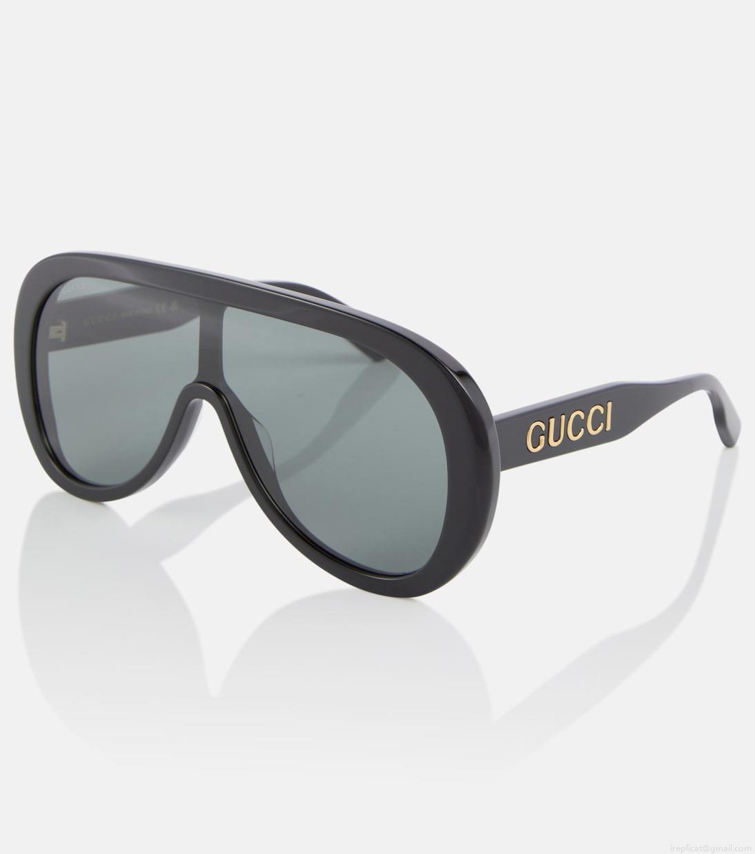 GucciOversized mask sunglasses