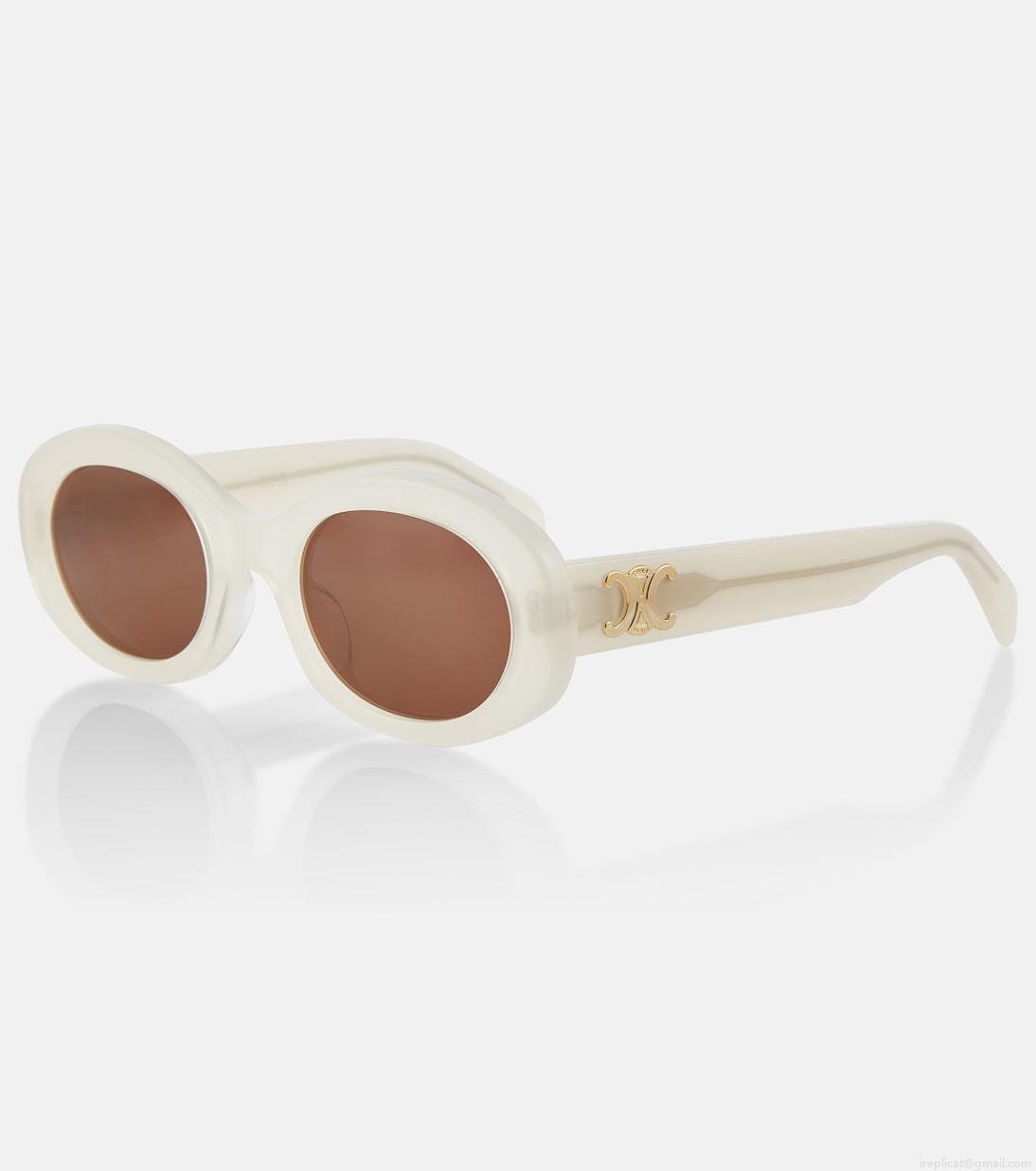 Celine EyewearTriomphe 01 oval sunglasses