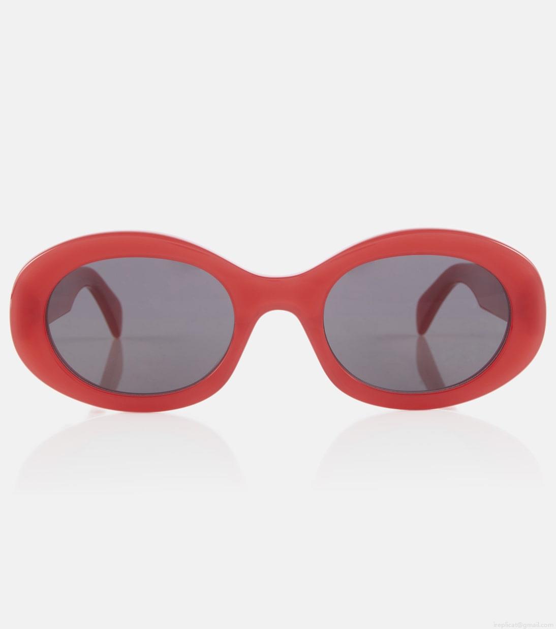 Celine EyewearTriomphe 01 oval sunglasses