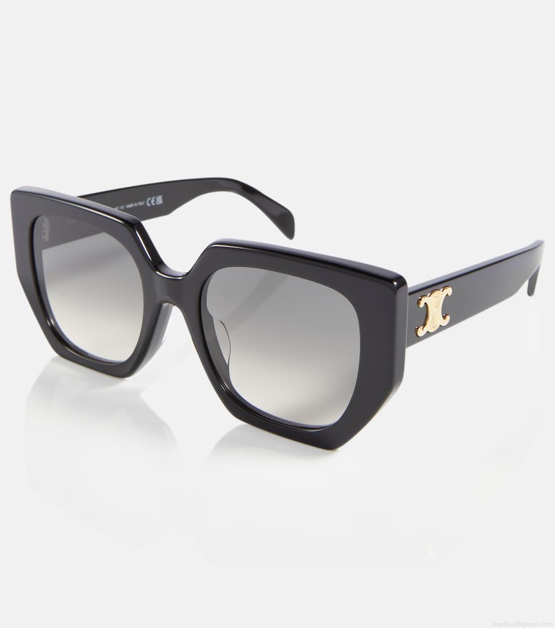 Celine EyewearTriomphe oversized square sunglasses