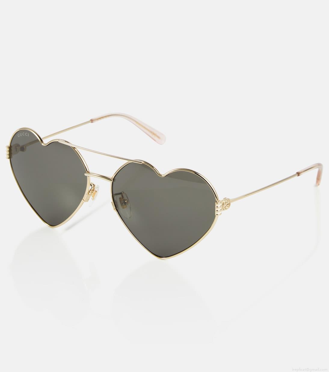 GucciHeart-shaped sunglasses