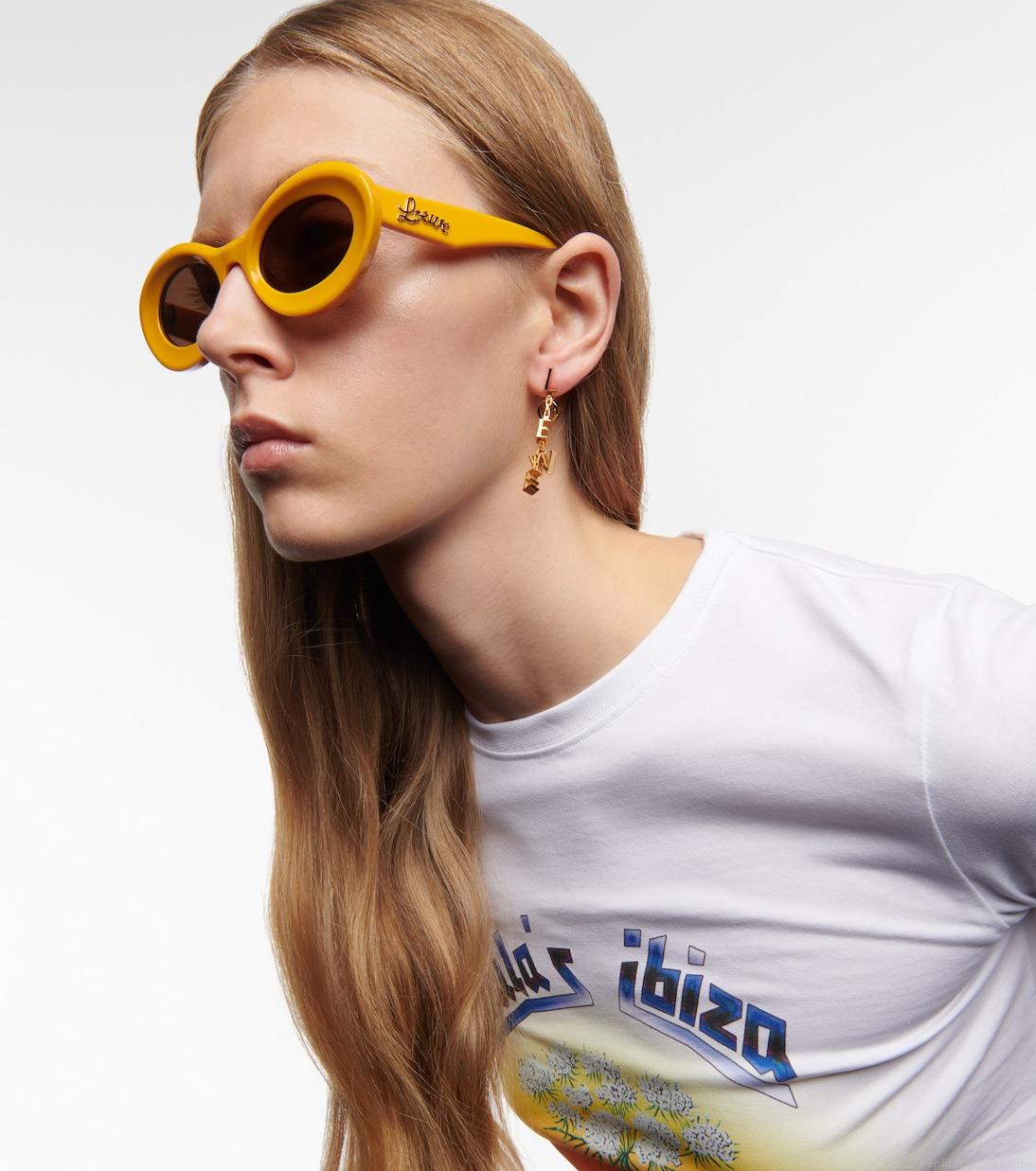 LoewePaula’s Ibiza Loop oval sunglasses