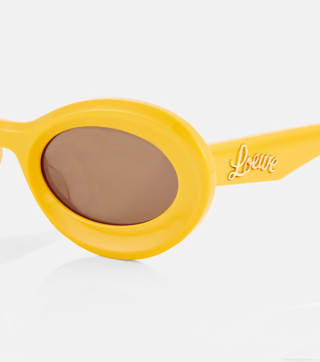 LoewePaula’s Ibiza Loop oval sunglasses