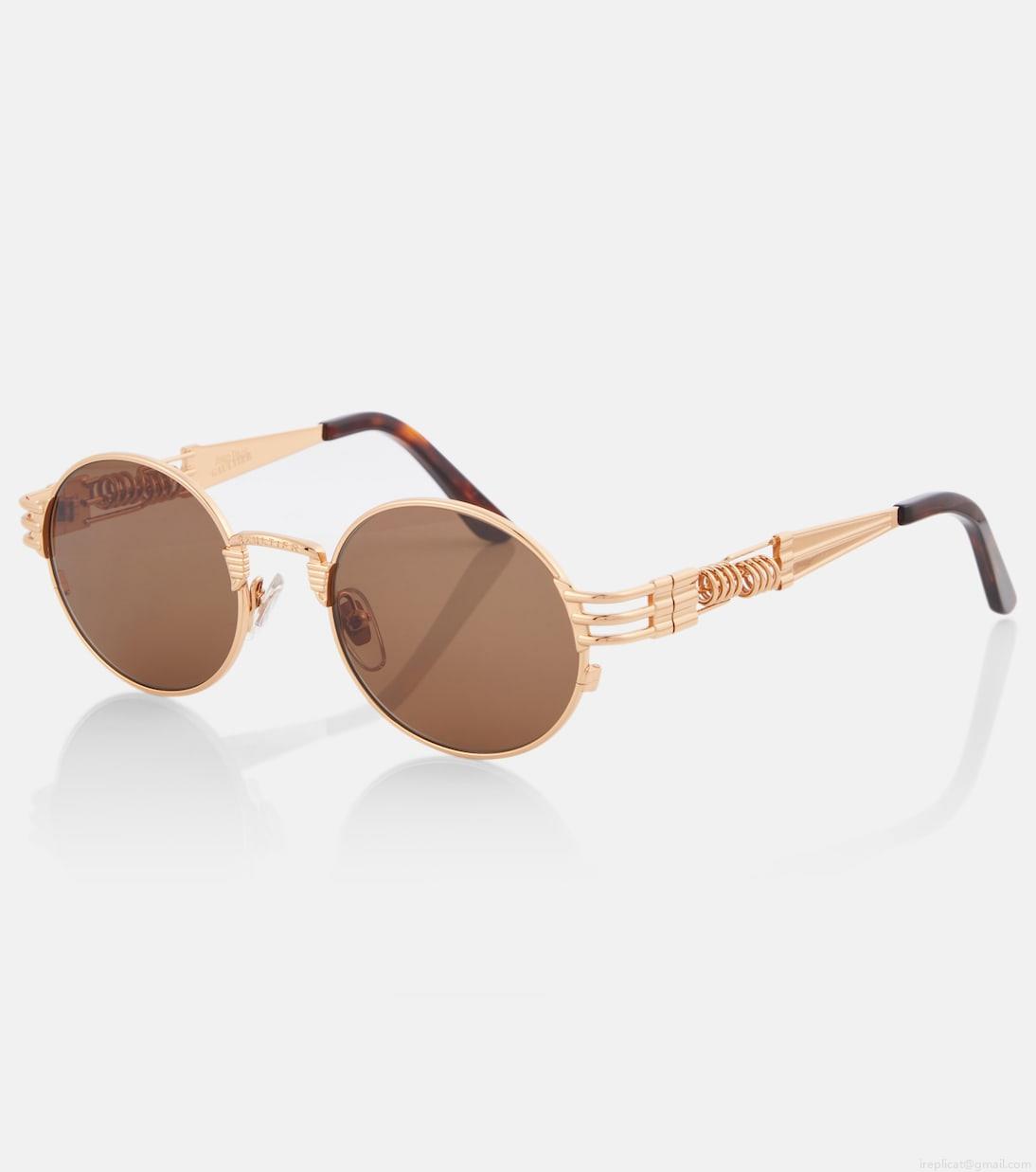 Jean Paul Gaultierx Karim Benzema 56-6106 round sunglasses