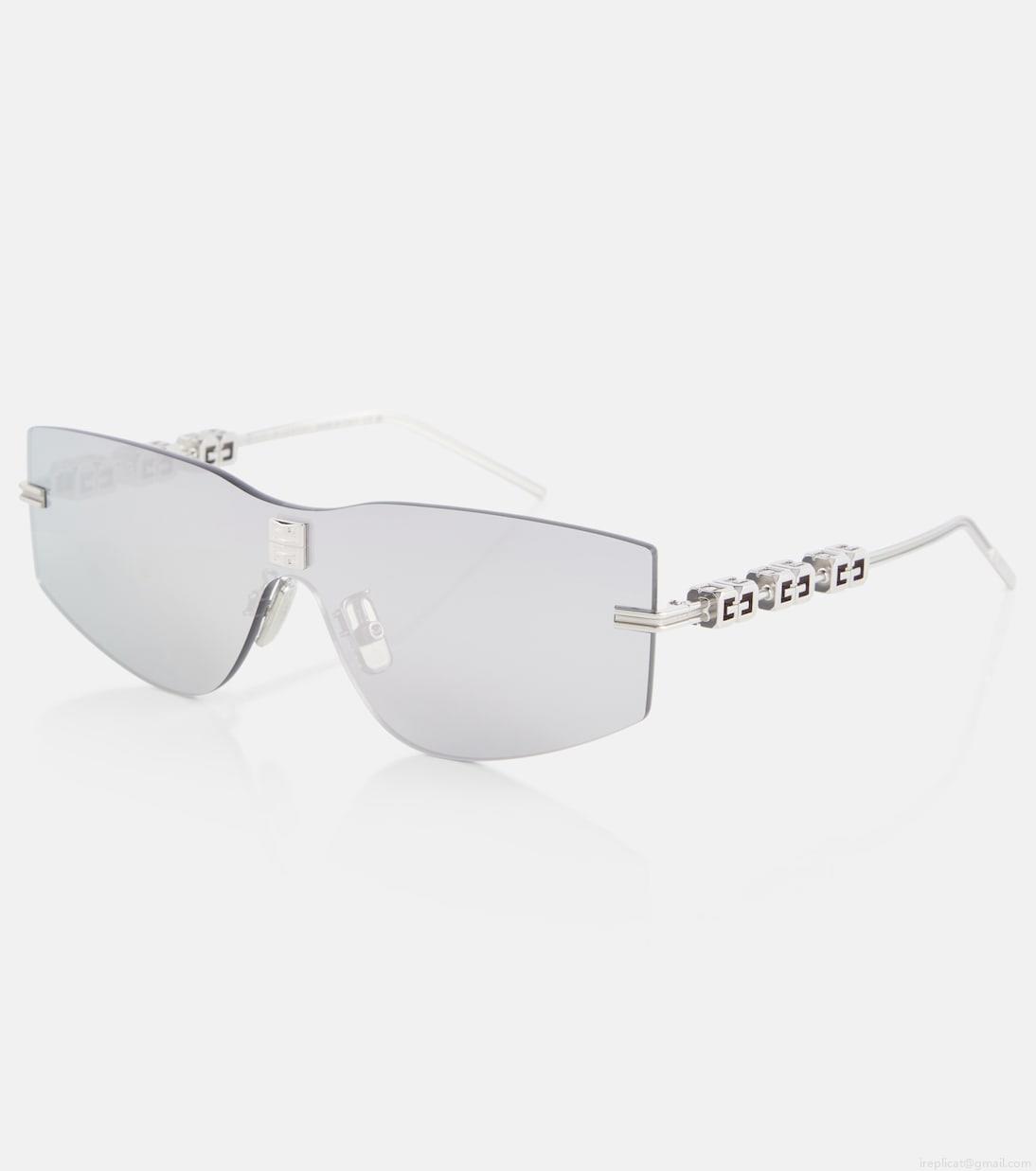 Givenchy4Gem rectangular sunglasses