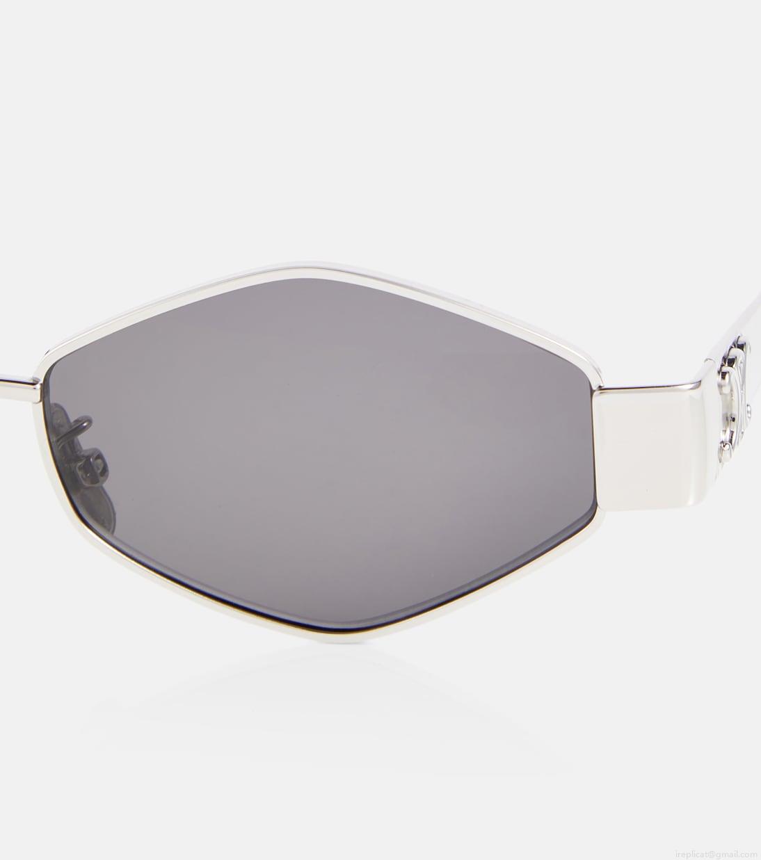 Celine EyewearTriomphe hexagonal sunglasses