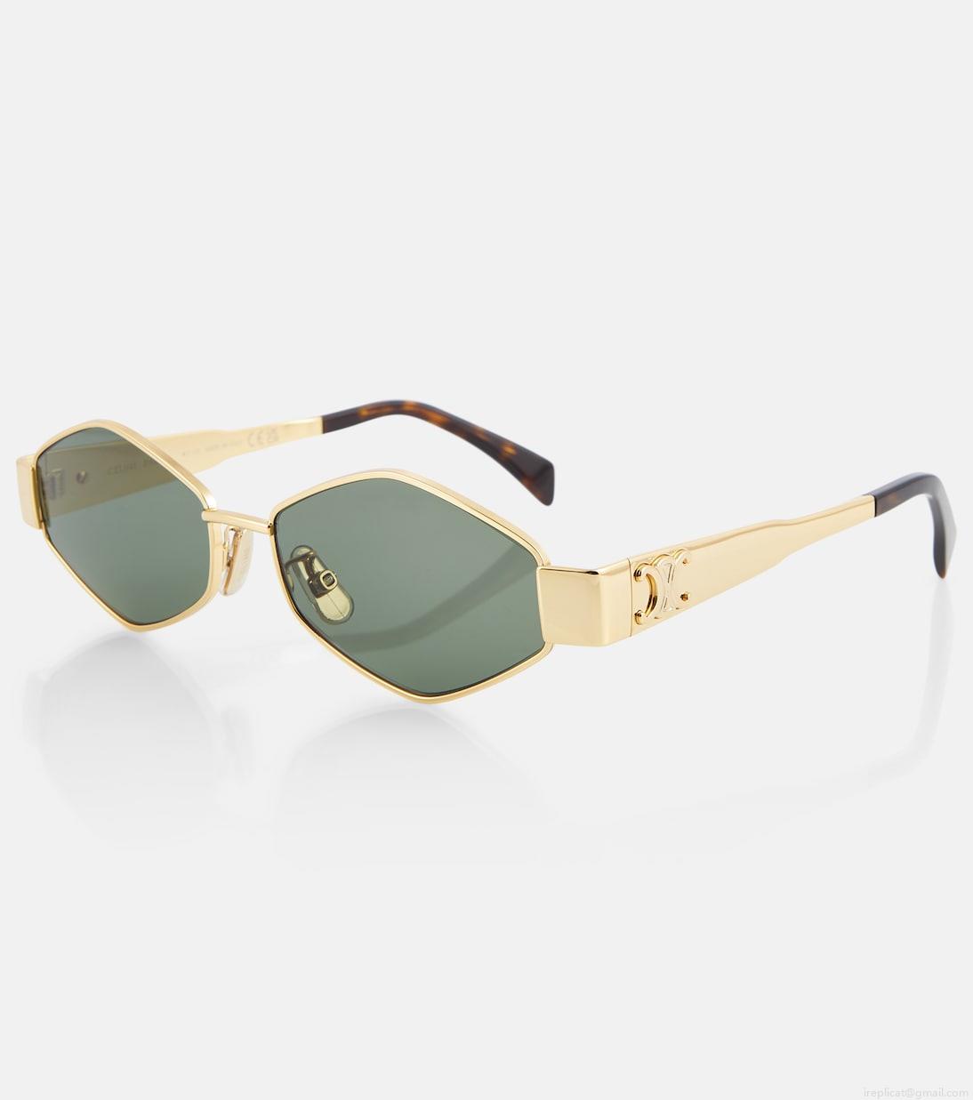 Celine EyewearTriomphe geometric sunglasses