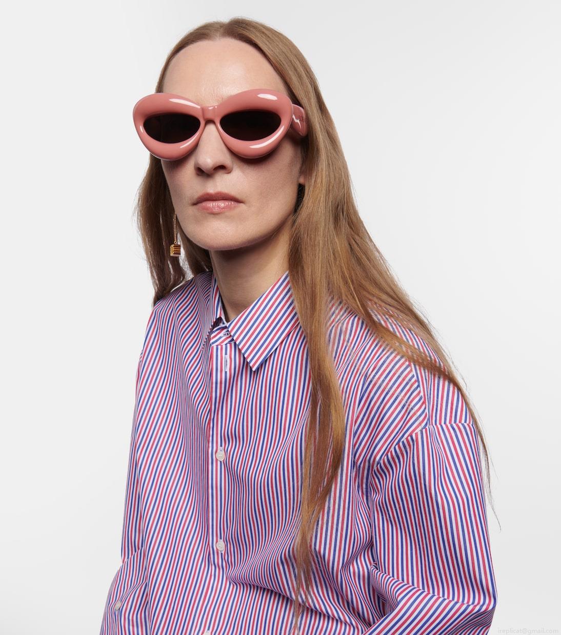 LoeweInflated cat-eye sunglasses