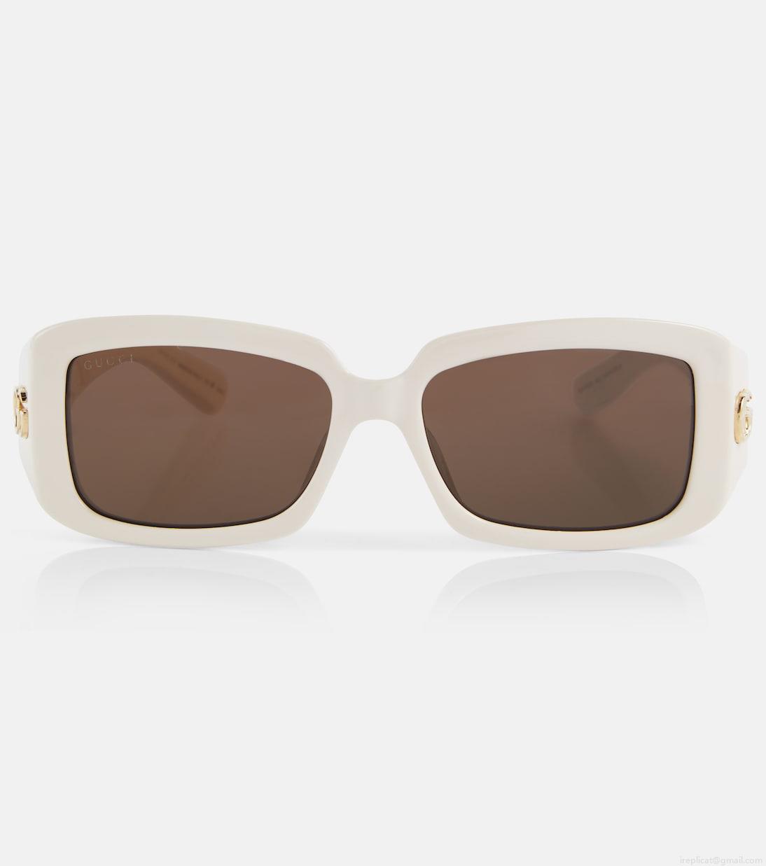 GucciDouble G rectangular sunglasses