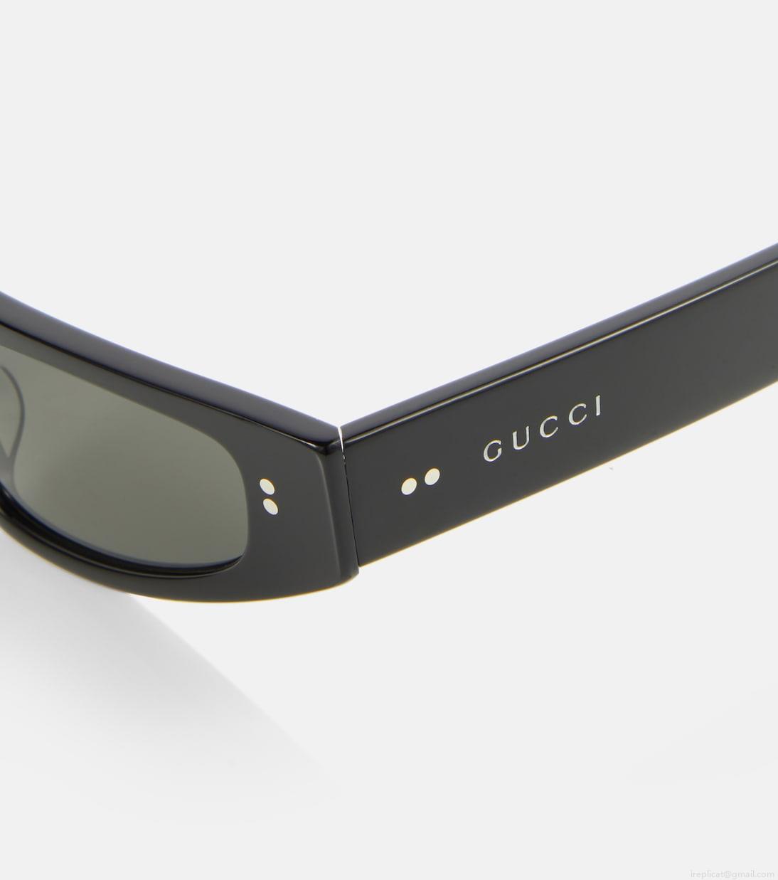 GucciFlat-top sunglasses