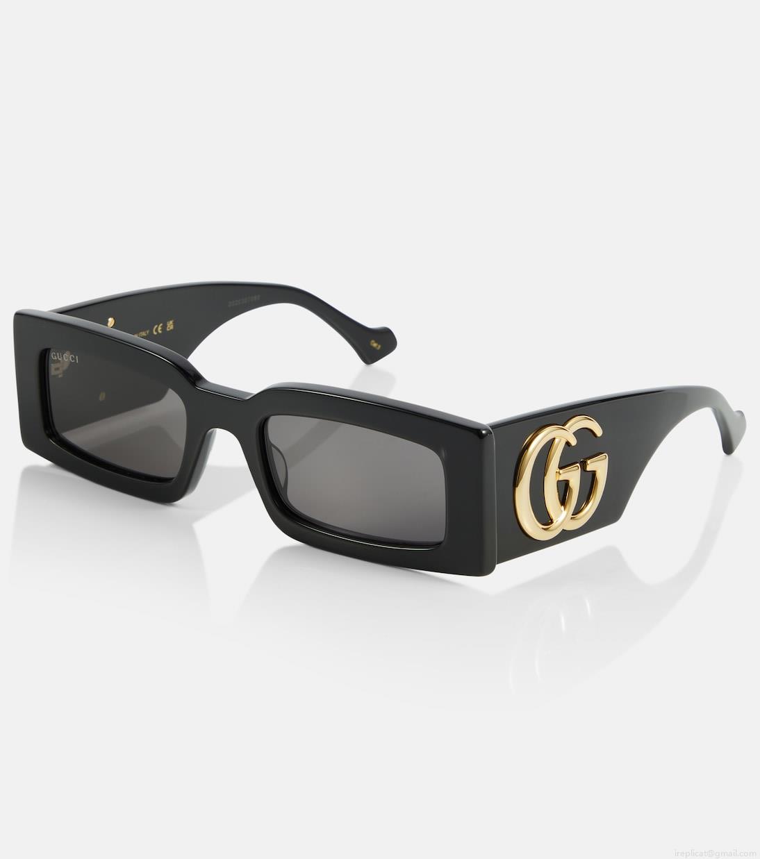 GucciDouble G rectangular sunglasses