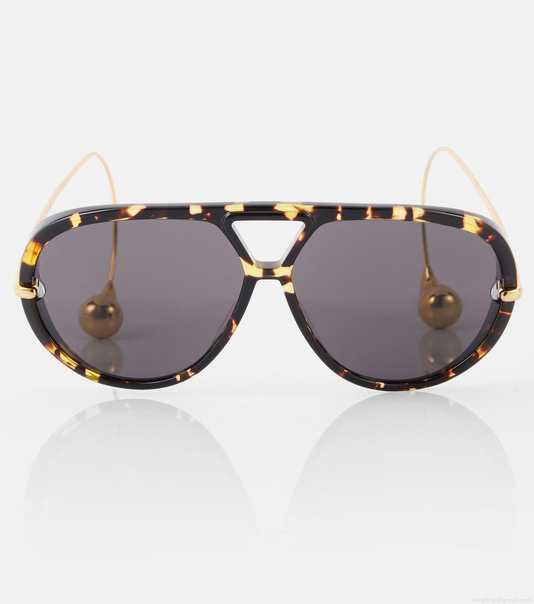 Bottega VenetaDrop aviator sunglasses