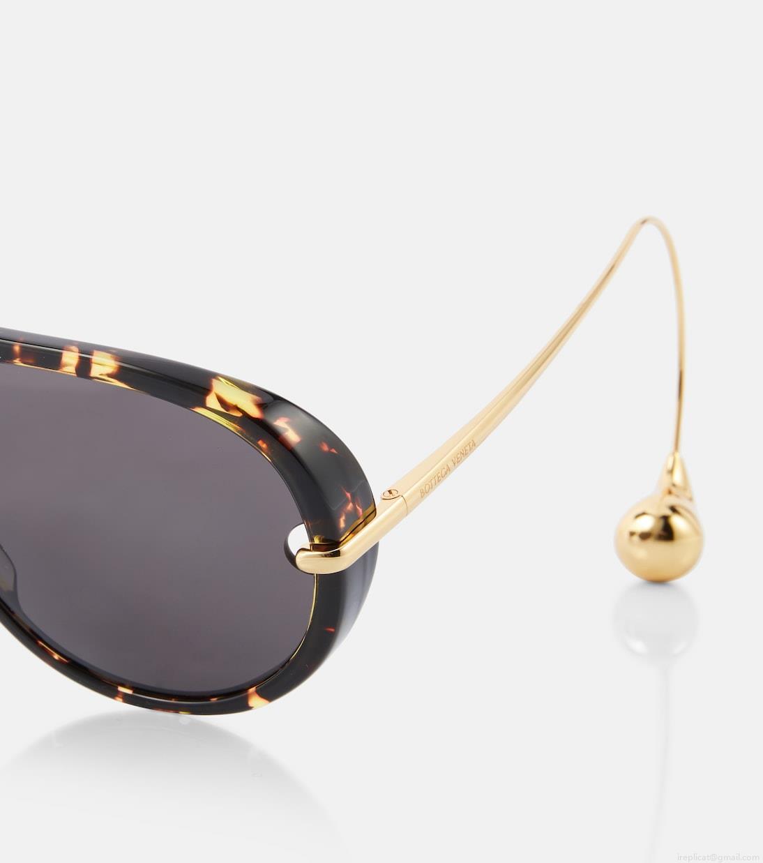 Bottega VenetaDrop aviator sunglasses