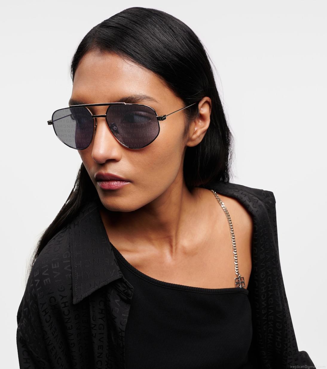 GivenchyGvspeed logo aviator sunglasses