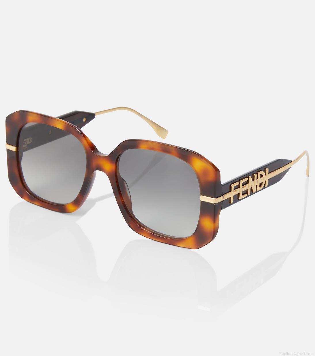 FendiFendigraphy oversized sunglasses