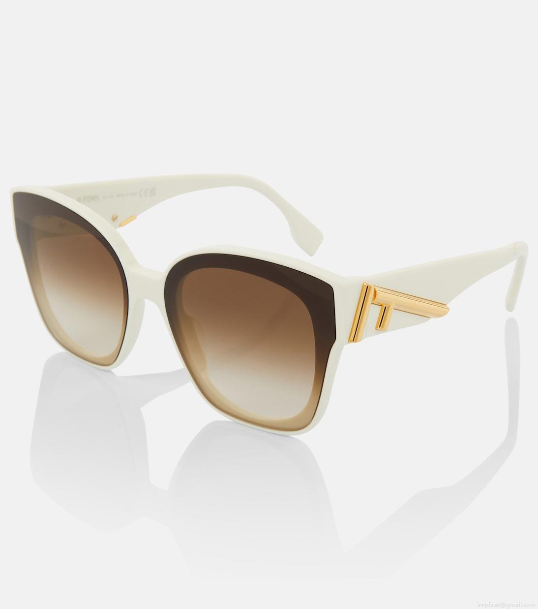 FendiFirst Butterfly square sunglasses