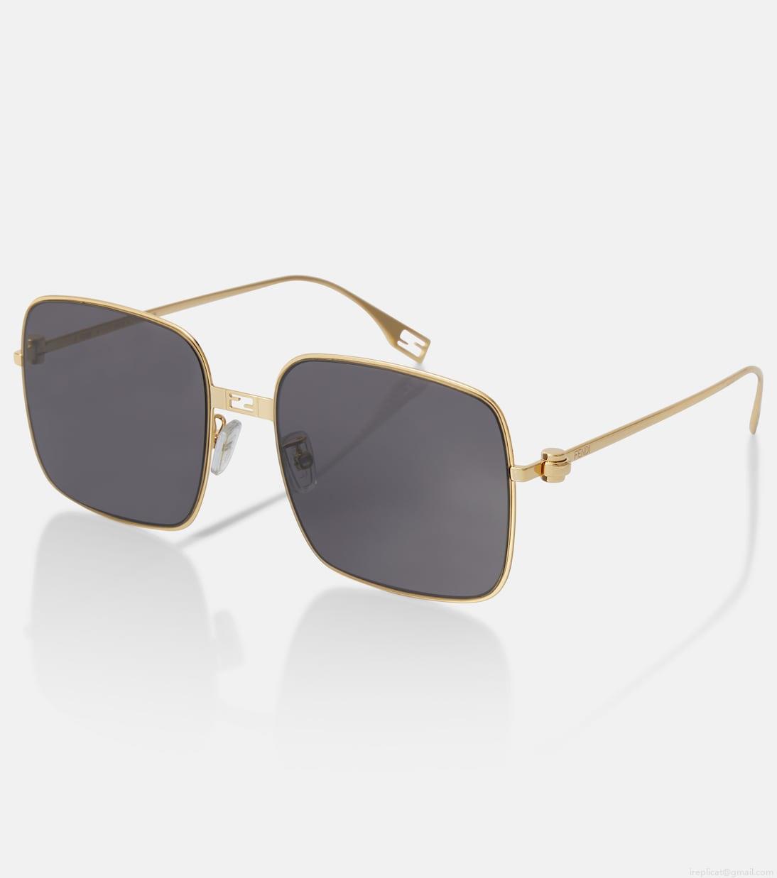 FendiOversized square sunglasses