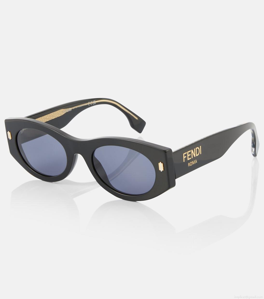 FendiFendi Roma oval sunglasses