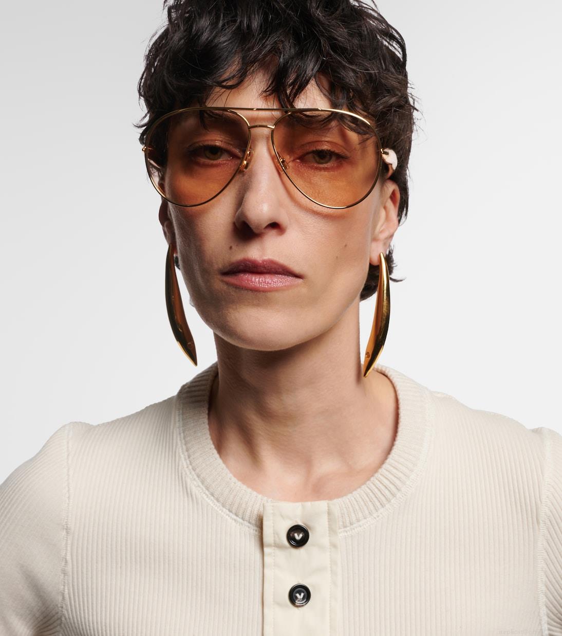 Bottega VenetaSardine aviator sunglasses