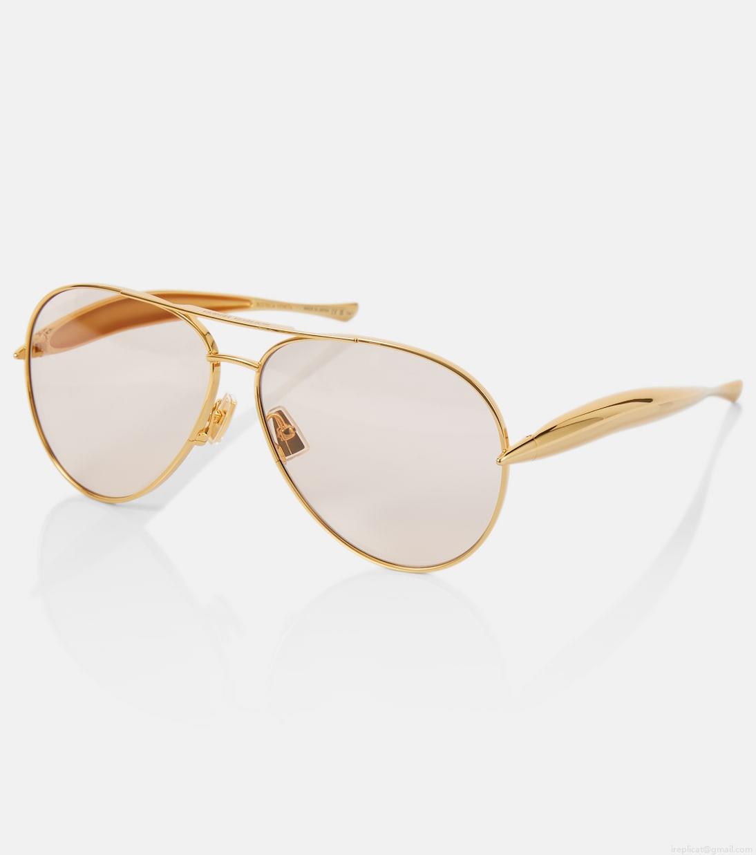 Bottega VenetaSardine aviator sunglasses