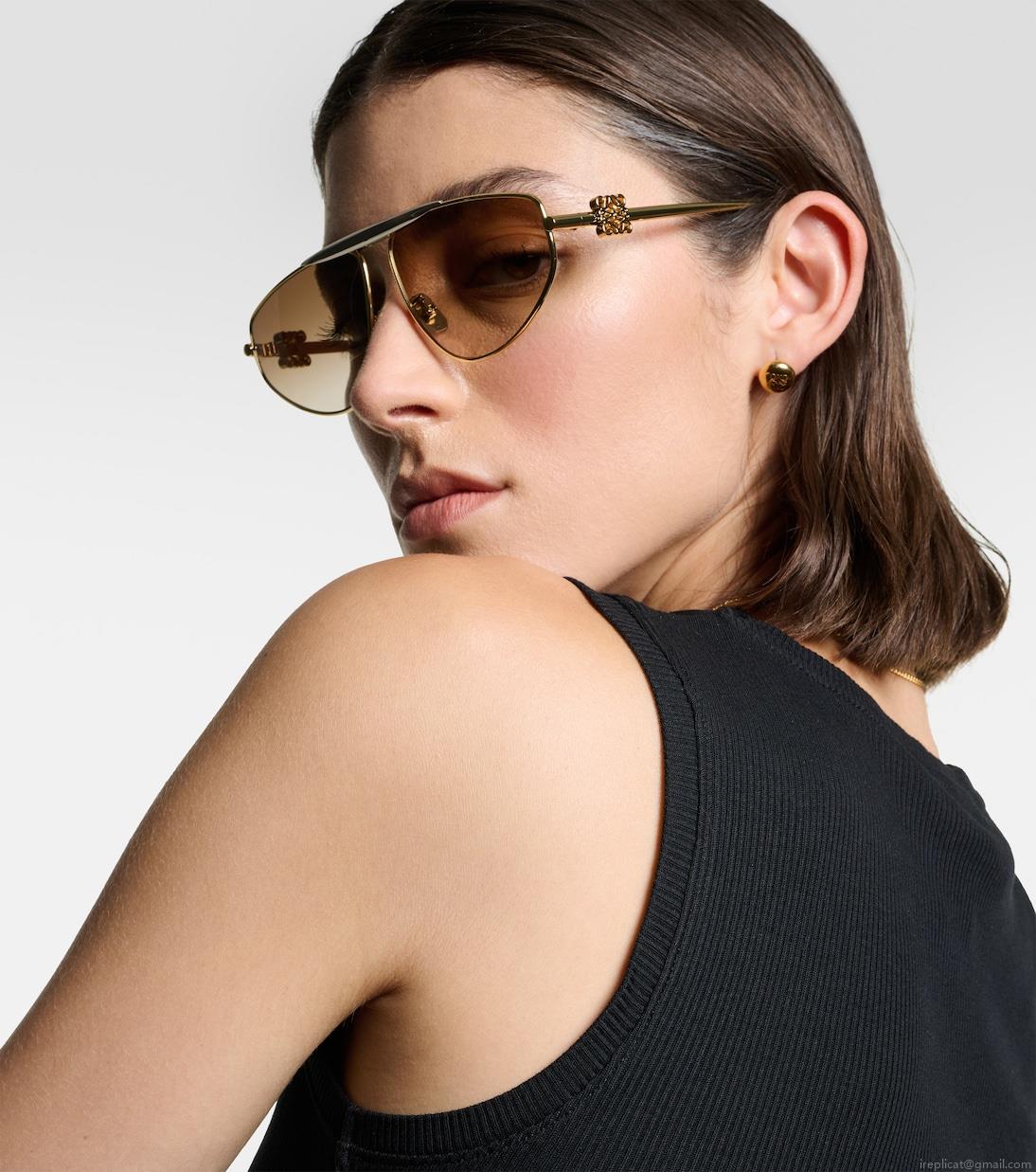 LoeweSpoiler aviator sunglasses