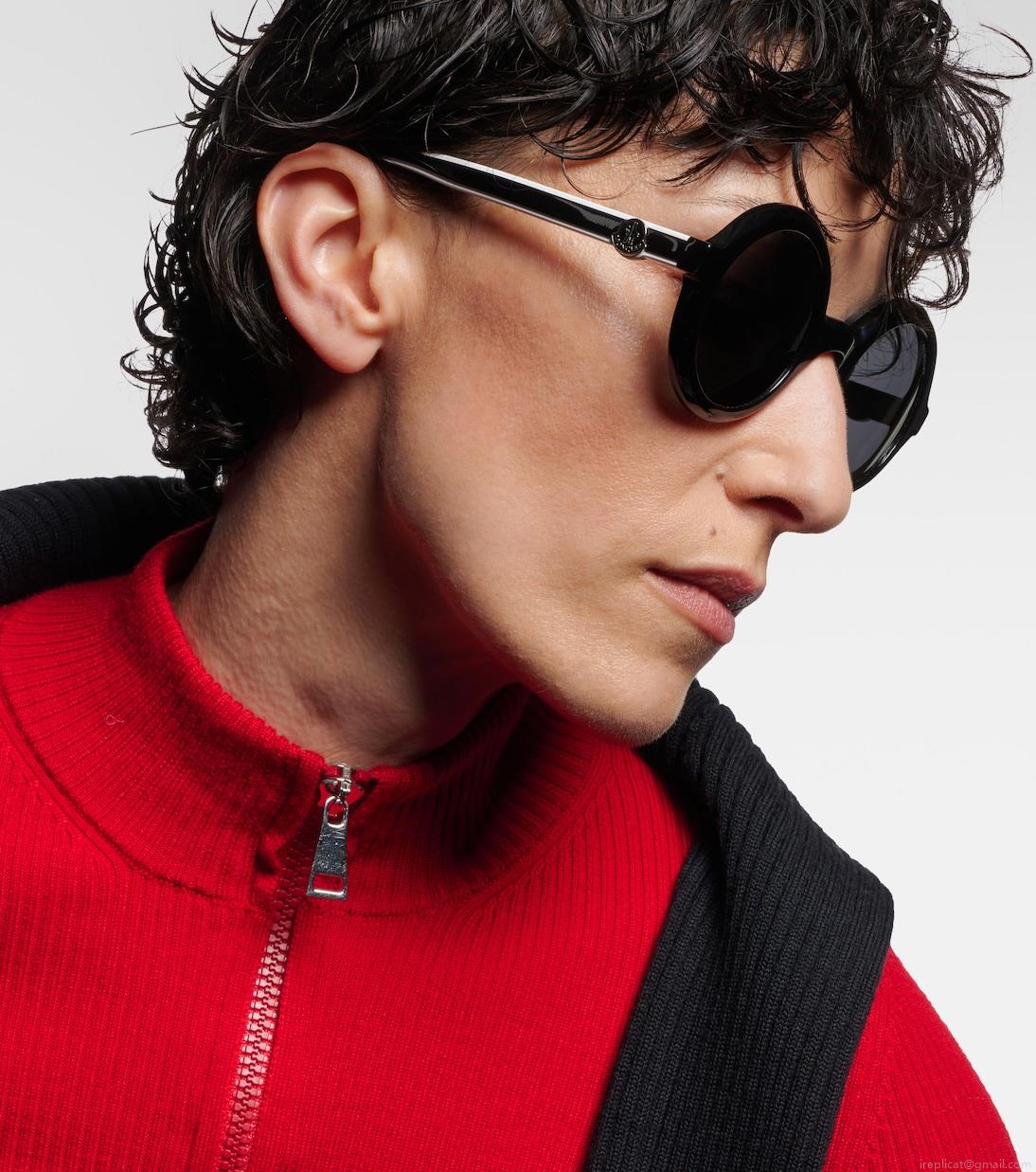 MonclerOrbit round sunglasses