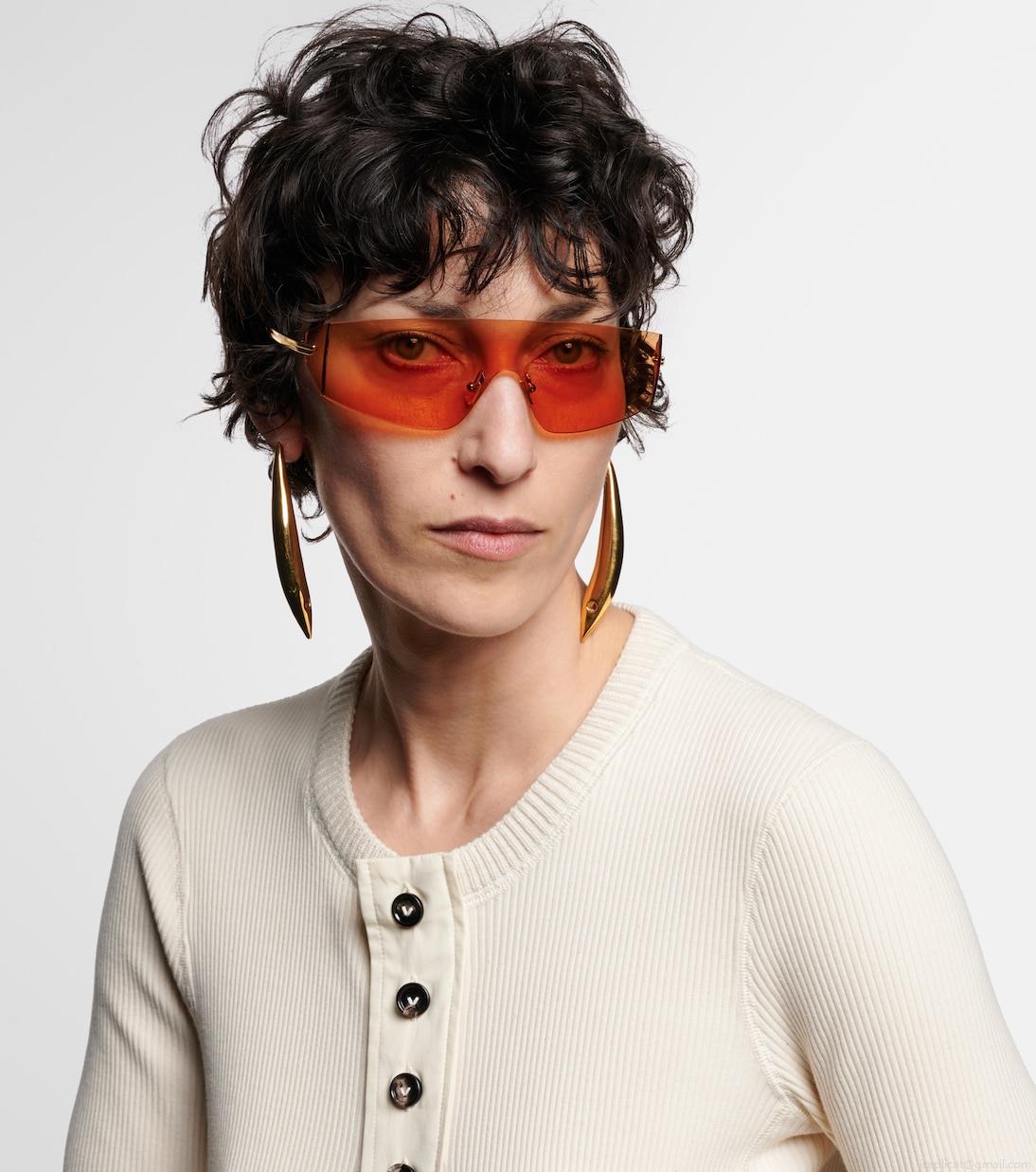 Bottega VenetaFuturistic shield sunglasses