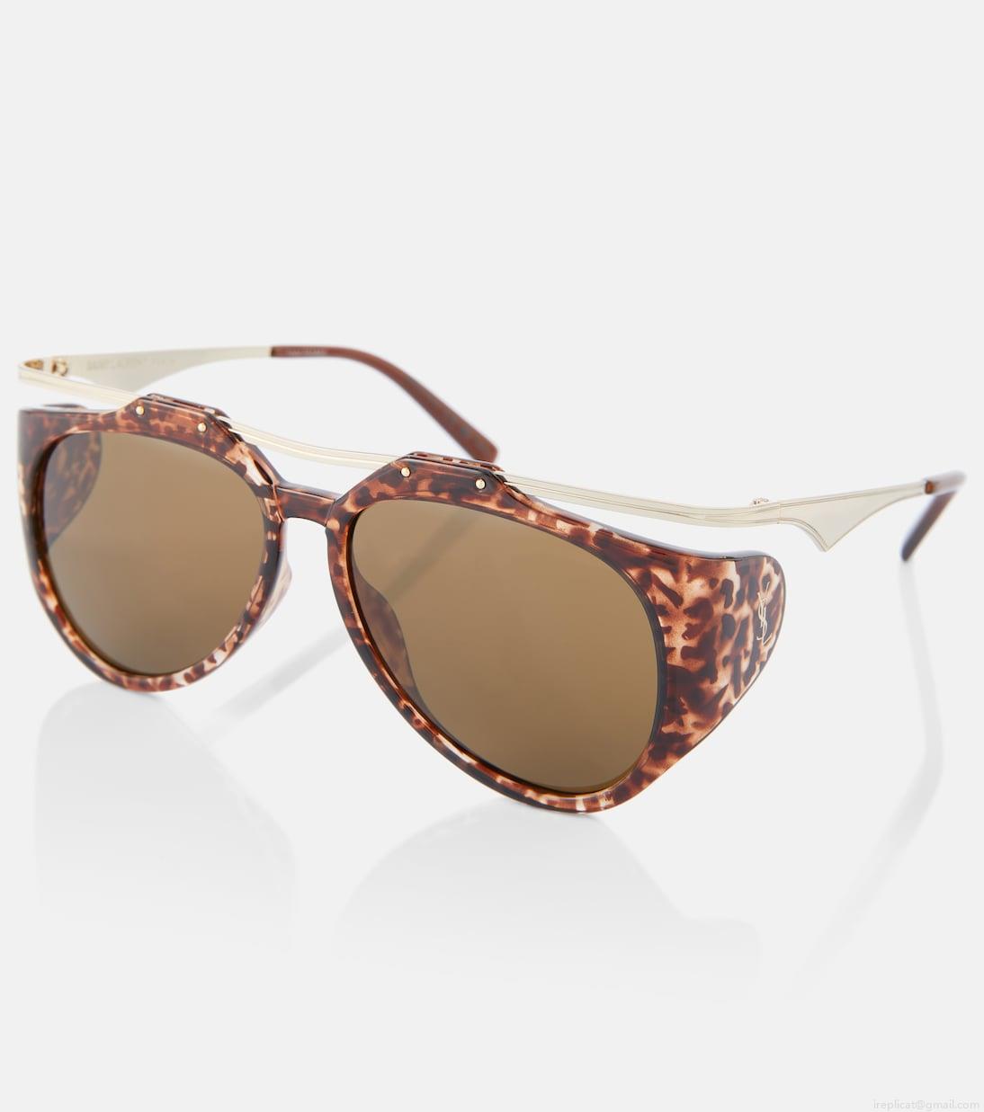 Saint LaurentSL M137 Amelia aviator sunglasses