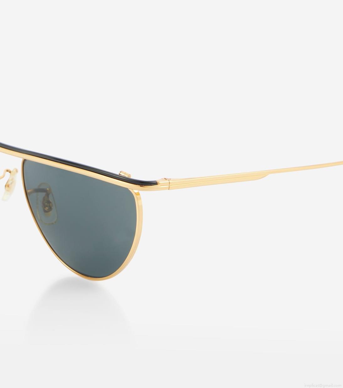 Khaitex Oliver Peoples 1984C flat-top sunglasses